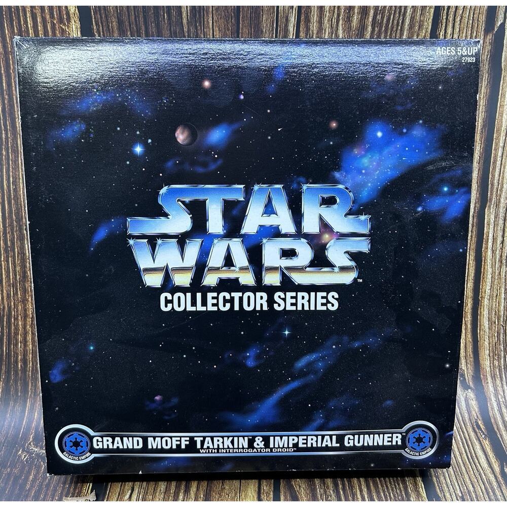 Star Wars FAO Schwarz Grand Moff Tarkin and Imperial Gunner 12" Figures 1997
